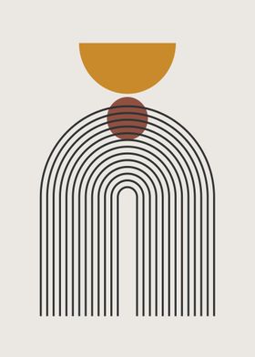 Minimalist Mid Century Art