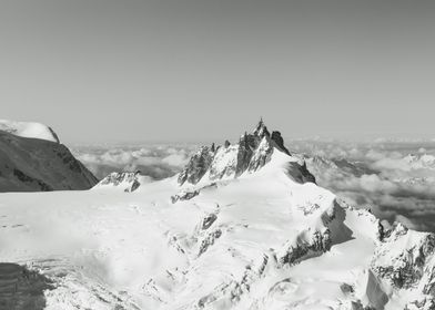 Aiguille du Midi BW