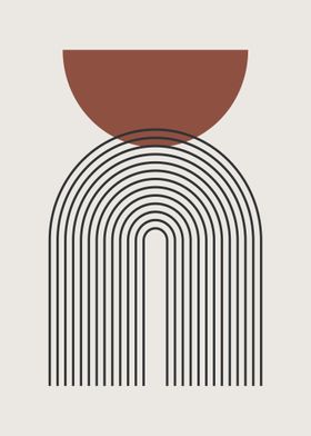 Minimalist Mid Century Art