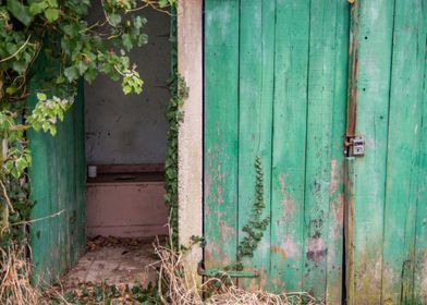 Toilets outside