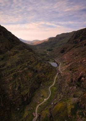 Scenic mountain road