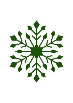 Green Snowflake
