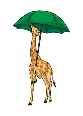 Giraffe Rain Umbrella