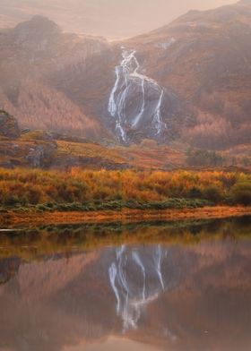 Scenic waterfall