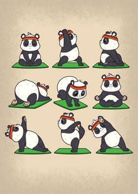 Anime Panda Yoga