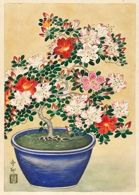 Ukiyo e Blooming Azalea