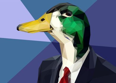 mallard in suit meme