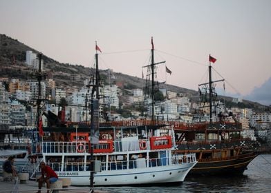 Sarande old city Albania 