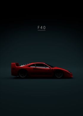 1987 F40 Red 