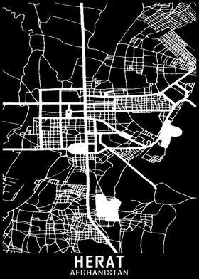 Herat Afghanistan City Map