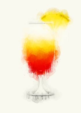 Cocktail Watercolor