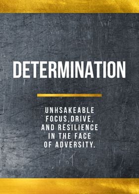 determination motivation