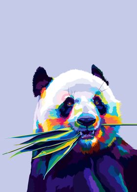 Panda Pop art