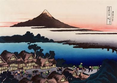 Ukiyo e Dawn at Isawa