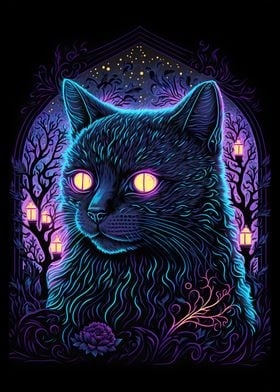 Black Light Cat 12
