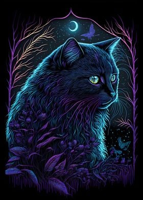 Black Light Cat 7