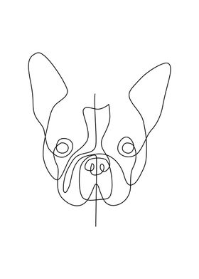 french bull dog one lines