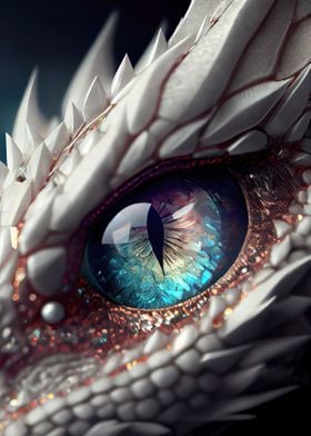 Fantasy dragon eye