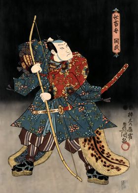 Ukiyo e Samurai Kunisada