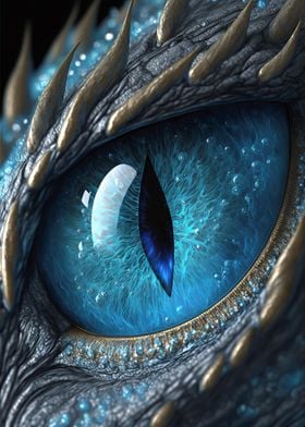 Blue dragon eye