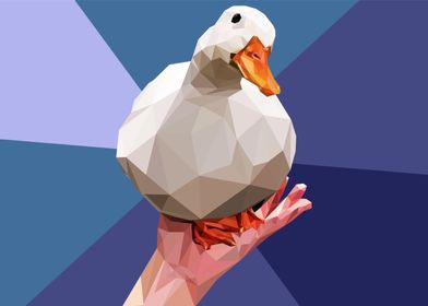 duck on palm meme