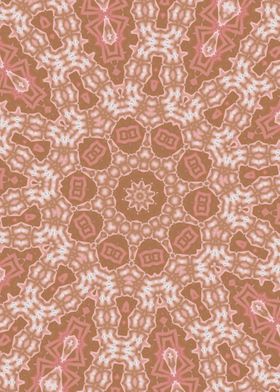 VIntage pink kaleidoscope 