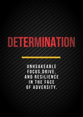 determination motivation