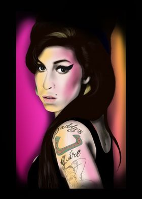 Amy Winehouse portrait