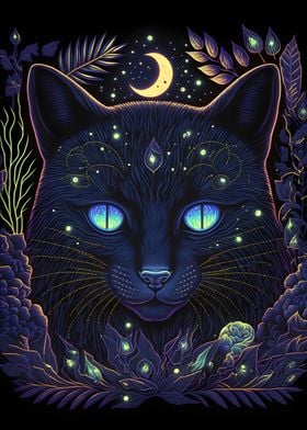 Black Light Cat 6