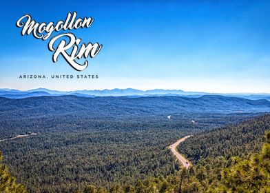 Mogollon Rim in Arizona