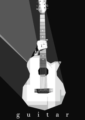 Acoustic Guitar Grayscale