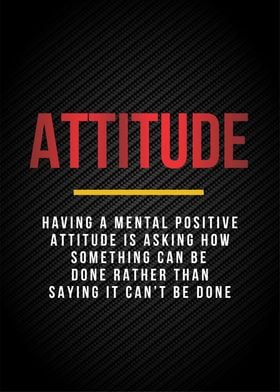 atittitude motivation post
