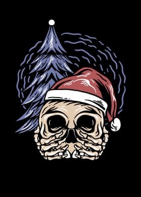 Skull christmas party