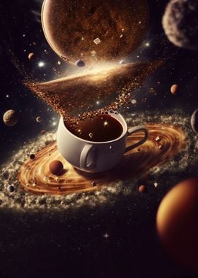 Saturn Coffee Galaxy