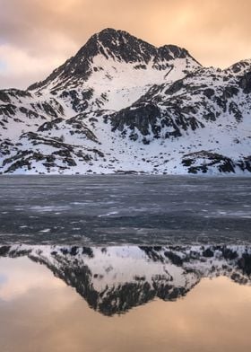 Mountain Range Reflections