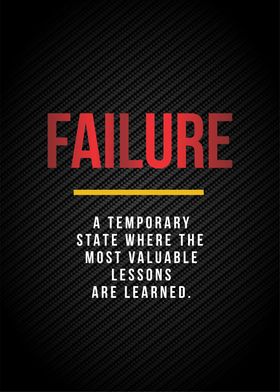failure motivation poster