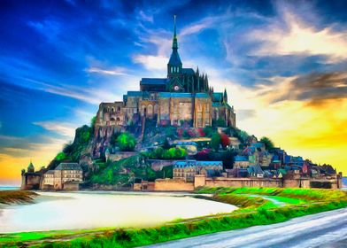 MONT SAINT MICHEL, FRANCE