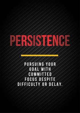 persistence motivation