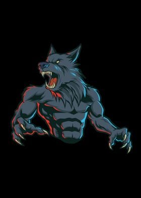 Werewolf halfbody