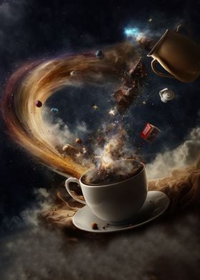 Coffee Cup Galaxy 