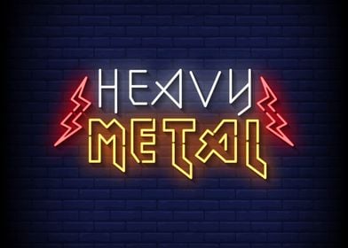 Heavy Metal Neon Sign