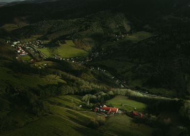 Green landscape mountain