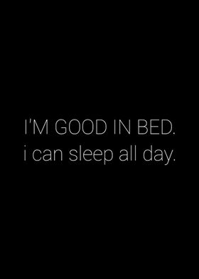 I Cant sleep all day