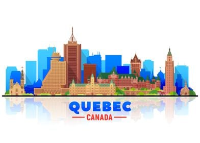 Quebec City Canada skyline