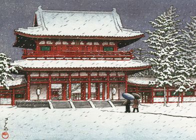 Snow at Heian Shrine
