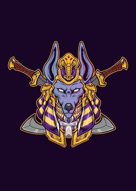 Concept of anubis mascot