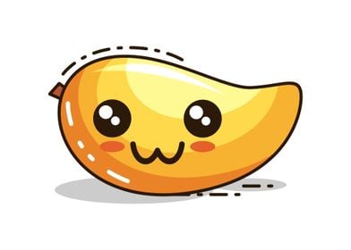 Emoticon Mango Cute Art