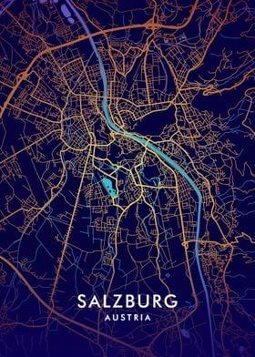 Salzburg map