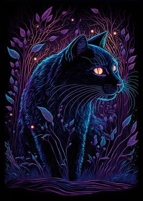 Black Light Cat 25