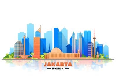 Jakarta Indonesia Skyline